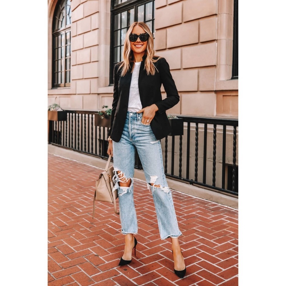 J.Crew The Regent Wool Blazer black 00 NEW